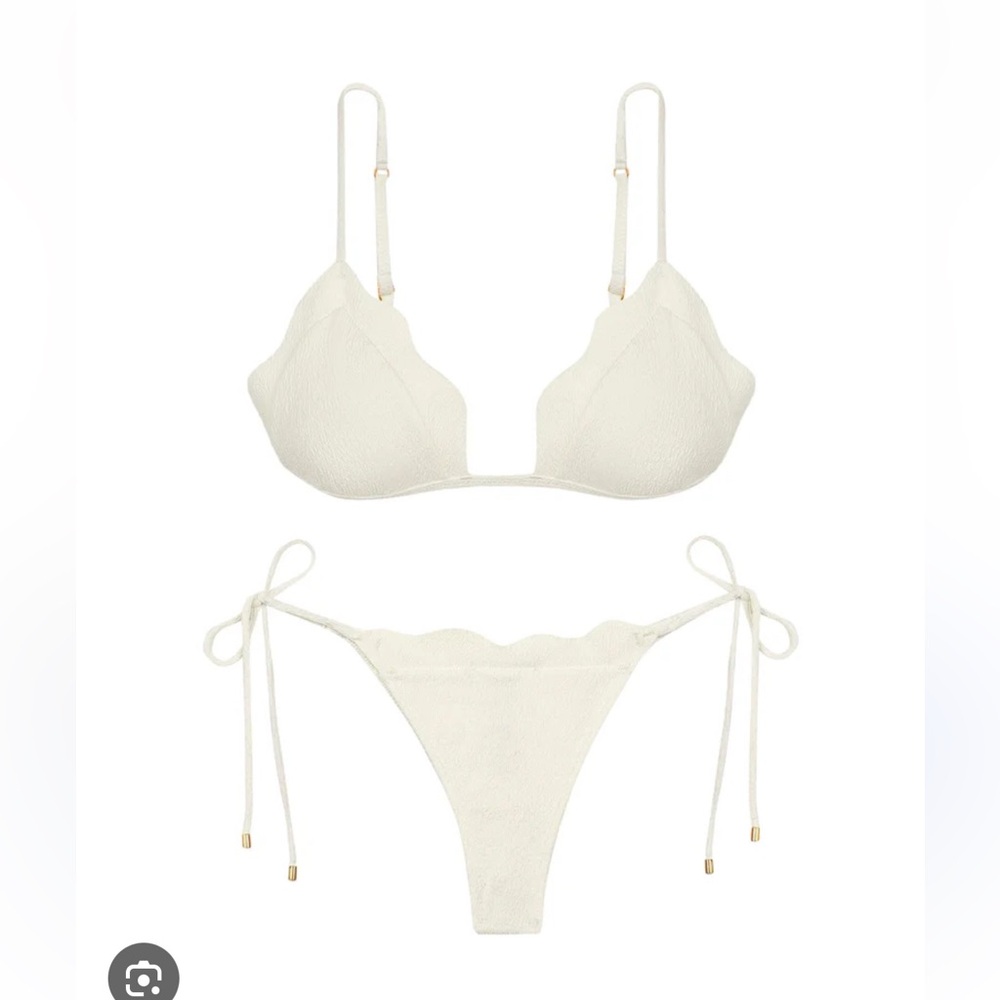 Vix Swimwear Firenze Lou Bikini Top + Firenze Lou Cheeky Tie Side Bottom NEW!